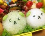 簡単！枝豆しば・そら豆しばキャラ弁豆しば作り方5写真