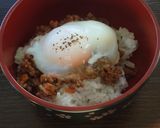 にんじん&肉味噌丼!!温玉のせ!作り方7写真