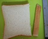 常識？市販6枚切食ﾊﾟﾝを更にｽﾗｲｽ作り方1写真
