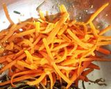 韓国料理 人参ナムル作り方3写真