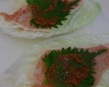 梅しそ和風ロールキャベツ作り方3写真