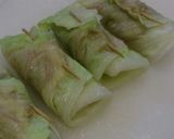 梅しそ和風ロールキャベツ作り方4写真