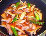豚薄切り肉と高野豆腐の卵とじ作り方3写真