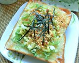 おうどんが食べたい時の　和トースト作り方5写真