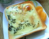 甘酸っぱい胡麻チーズトースト作り方4写真