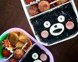 キャラ弁くまモンのりべんくまもん作り方4写真