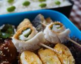 おつまみに☆竹輪の大葉梅干し巻き作り方4写真