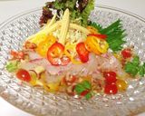 シェフ直伝！鯛のカルパッチョ　作り方4写真