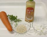 キヌアと人参のパスタ風サラダ作り方1写真