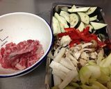 牛肉と野菜のオイスターソース炒め作り方1写真