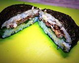 焼肉ライスバーガー作り方4写真