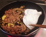 簡単♡牛肉と茄子とピーマンのポン酢炒め作り方5写真
