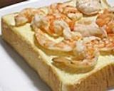 エビのペペロンチーズトースト作り方3写真