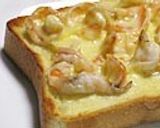 エビのペペロンチーズトースト作り方4写真