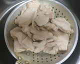 驚きの柔らかさ！鶏ムネ肉で塩レモン山葵作り方5写真