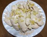 驚きの柔らかさ！鶏ムネ肉で塩レモン山葵作り方8写真