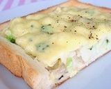 チーズリゾットトースト作り方5写真