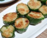 簡単♪１品☆ピーマンのおからで肉詰め風☆作り方6写真