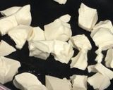 豆腐のバジル卵とじ作り方1写真