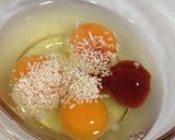 豆腐のバジル卵とじ作り方2写真