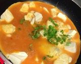 豆腐のバジル卵とじ作り方4写真
