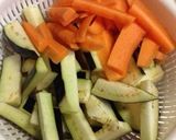 鶏と夏野菜のガーリックカシューナッツ炒め作り方1写真