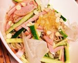 塩レモンで爽やか！そばサラダ作り方5写真