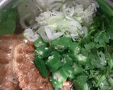 パクチーのねばねば丼作り方4写真