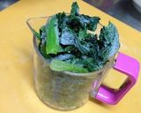 冷凍ほうれん草の手抜きオープンオムレツ作り方1写真