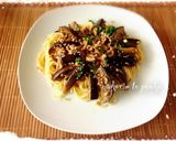ランチに♫牛肉とゴボウのパスタ作り方12写真