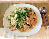 ランチに♫豚肉とナスの和風ミートパスタ作り方18写真