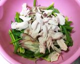 小葱と茗荷とささ身の塩サラダ作り方5写真