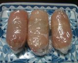 レンジで楽チンヘルシーなささみの梅肉巻き作り方5写真
