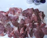 圧力鍋で☆豚ももブロック肉の赤ワイン煮☆作り方1写真