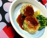 鮭パセリバーグの☆デミグラスソース添え作り方3写真