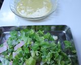 セロリの葉で❀簡単カレー風味揚げ❀作り方2写真
