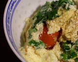 レンジ3分◆にらと豆腐のプルルン茶碗蒸し作り方4写真