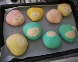 HB*願掛け！？夢が叶う♡だるまﾊﾟﾝ！作り方12写真