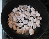 超簡単　鶏もも肉きのこ厚揚げの炒め煮作り方8写真