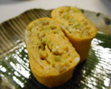 餃子の種リメイク☆玉子焼き（写真付き）作り方12写真