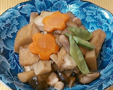 超簡単　鶏もも肉きのこ厚揚げの炒め煮作り方11写真