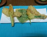 ズッキーニの天麩羅盛り合わせ。作り方4写真