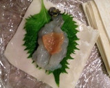 エビと梅干し&紫蘇の揚げ春巻き♪作り方1写真