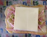 簡単 美味い ネギハムチーズトースト作り方5写真