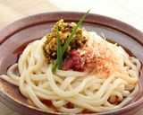 ひんやり高菜うどん③高菜納豆＆梅肉作り方3写真