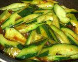 キュウリのピリ辛味噌炒め作り方4写真