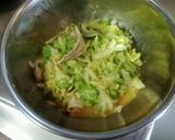 生地不要、フライパンで麺入りお好み焼き♪作り方4写真