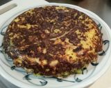 生地不要、フライパンで麺入りお好み焼き♪作り方9写真