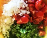 暑い日に！！洋風トマきゅうお蕎麦作り方1写真