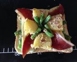生ハム＆チーズ＆蒸し野菜✿ピリリトースト作り方11写真